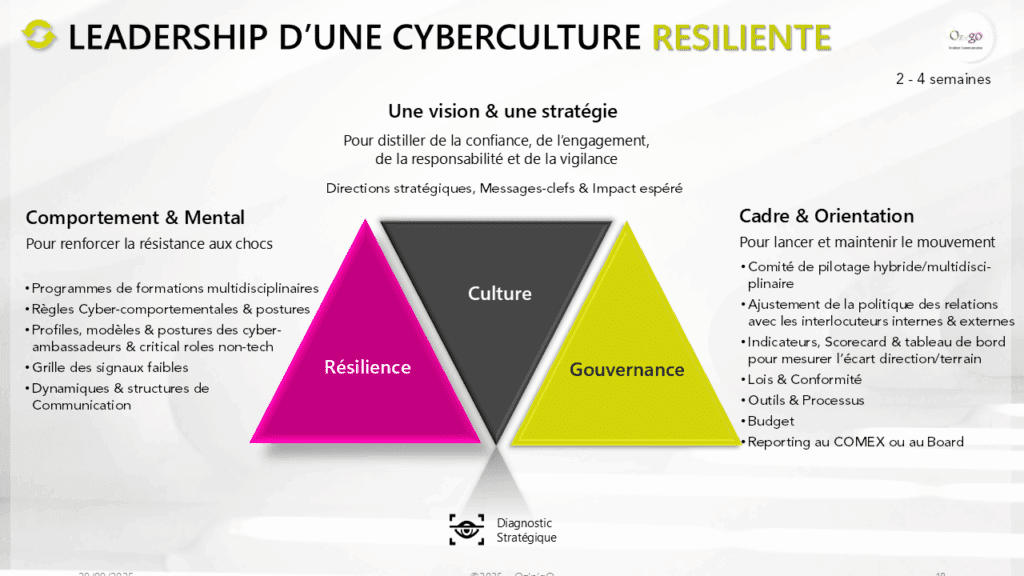 cyberculture, leadership, résilience, communication, comunication de crise, stratégie, vision